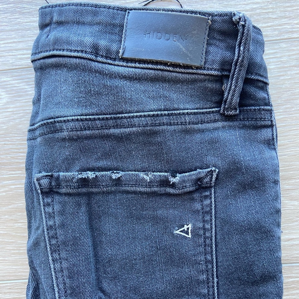 Hidden Distressed Skinny Jeans